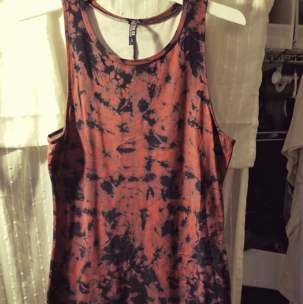 Cotton-on Red/Black Bodycon Large Dress